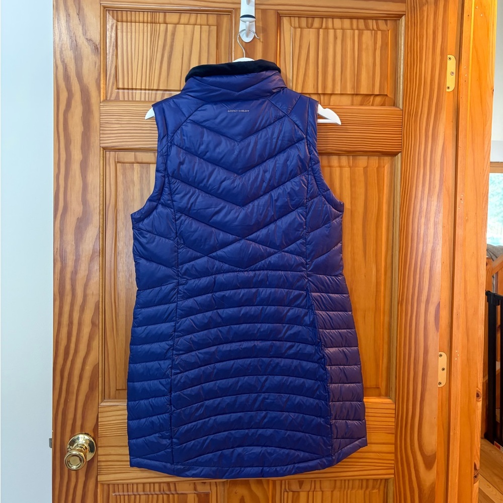 Columbia Size Medium Purple Omni-Heat Fleece Vest New With Tags - Picture 3 of 8